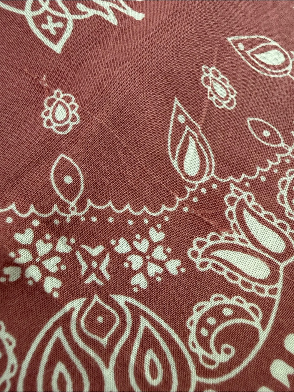 Kiss & Cry Bandana Print Maxi Skirt Size Small Boho Western Rayon A-Line - Picture 12 of 16